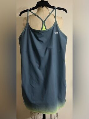 Women's Printed Arque Ombré Hike Dress with Bodysuit Size XL